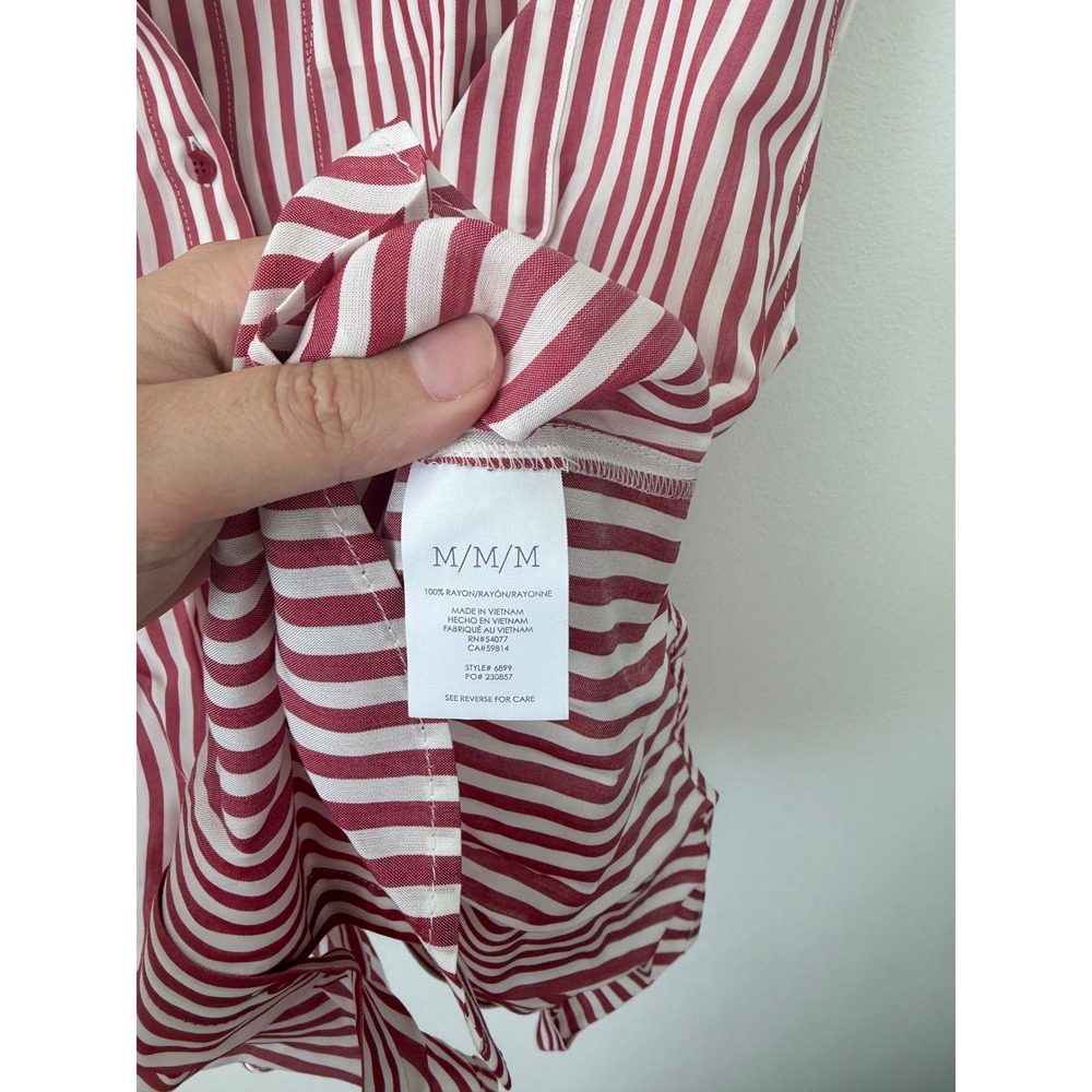 Cabi Sunstripe Top – Red & White Stripes – Women's Medium – NWOT - Picture 4 of 5